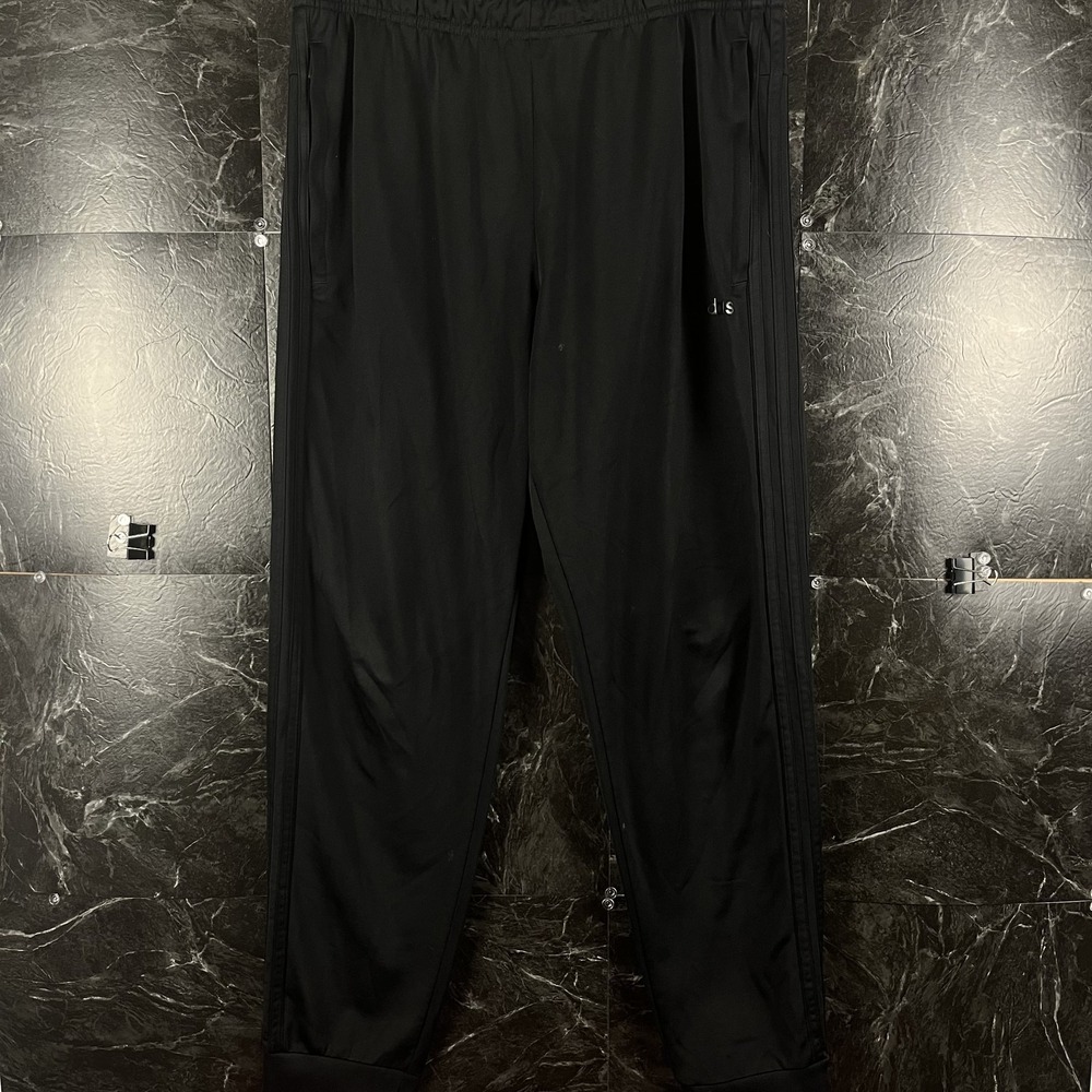 Adidas Men's Black Hem Sweatpants Large